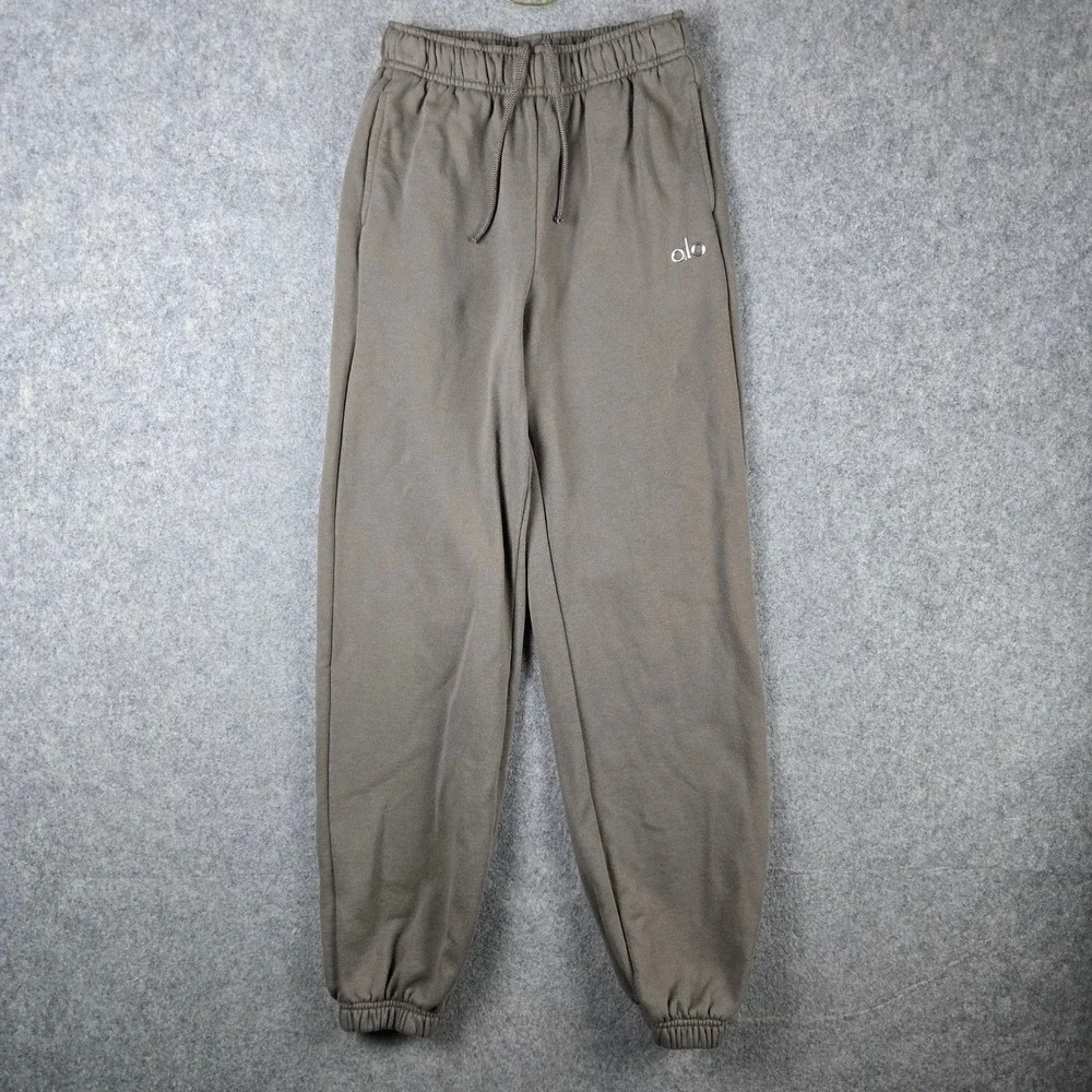 Alo Yoga Sweatpants Womens XS Brown Accolade Straight Leg Joggers Loungewear